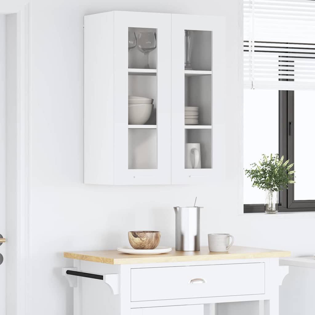 vidaXL Hanging Cabinet White 60 x 31 x 80 cm Engineered Wood
