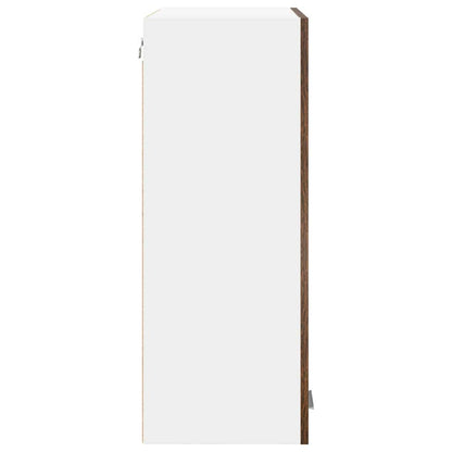vidaXL Hanging Cabinet Smoked Oak 60 x 31 x 80 cm Engineered Wood