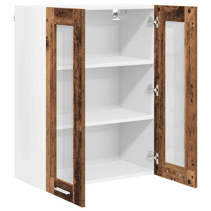 vidaXL Hanging Cabinet Old Wood 60 x 31 x 80 cm Engineered Wood
