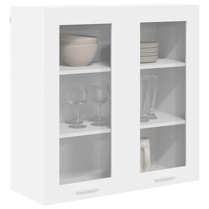 vidaXL Hanging Cabinet White 80 x 31 x 80 cm Engineered Wood