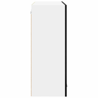 vidaXL Hanging Cabinet Black Oak 80 x 31 x 80 cm Engineered Wood