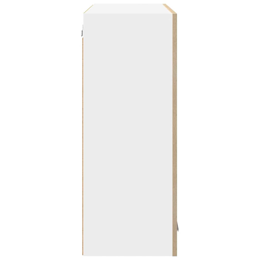 vidaXL Hanging Cabinet Sonoma Oak 80 x 31 x 80 cm Engineered Wood