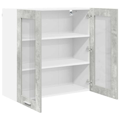 vidaXL Hanging Cabinet Concrete Grey 80 x 31 x 80 cm Engineered Wood