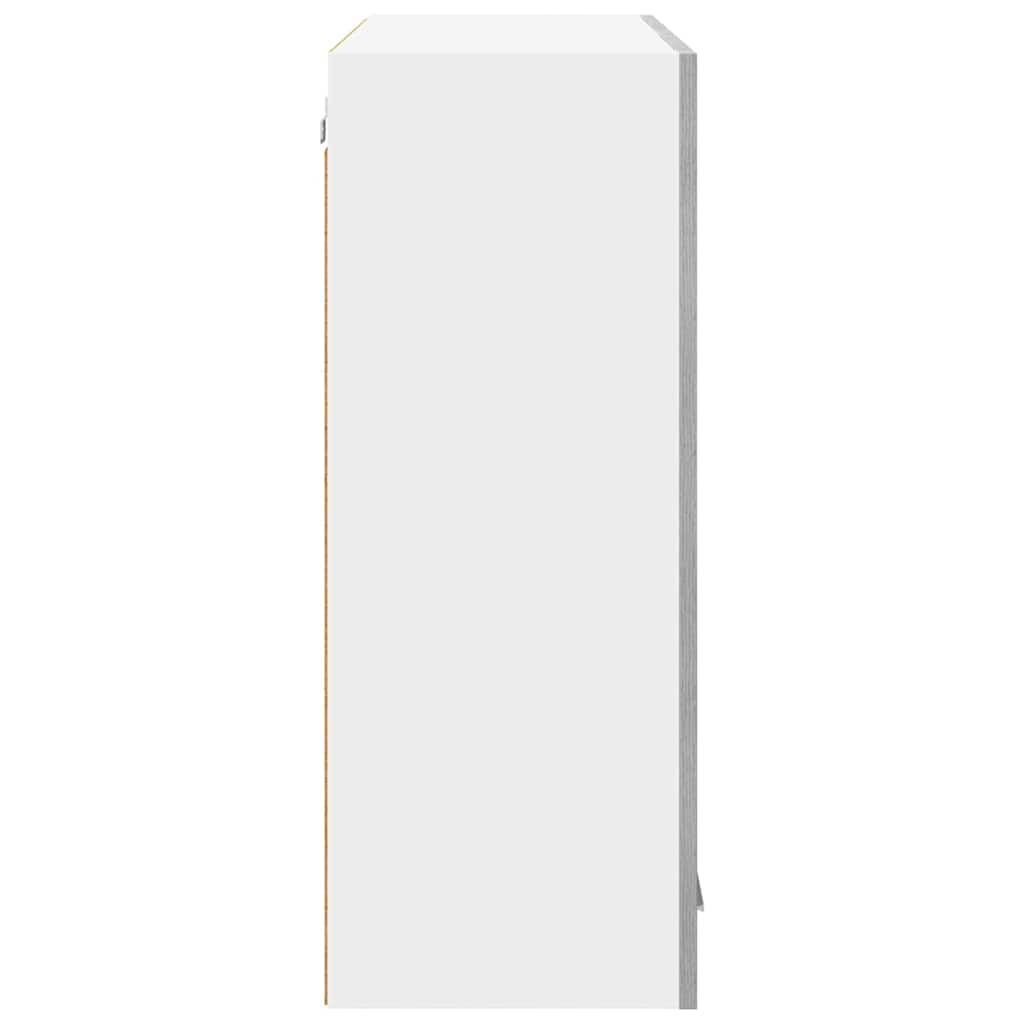 vidaXL Hanging Cabinet Grey Sonoma 80 x 31 x 80 cm Engineered Wood