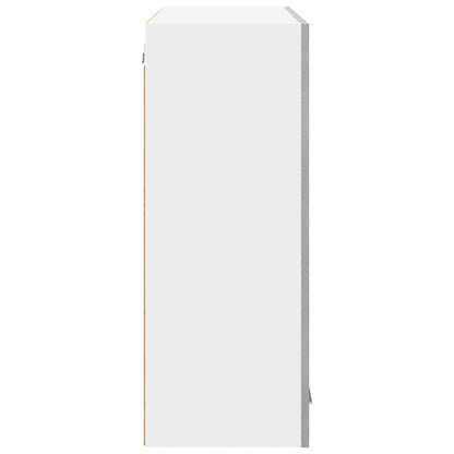 vidaXL Hanging Cabinet Grey Sonoma 80 x 31 x 80 cm Engineered Wood