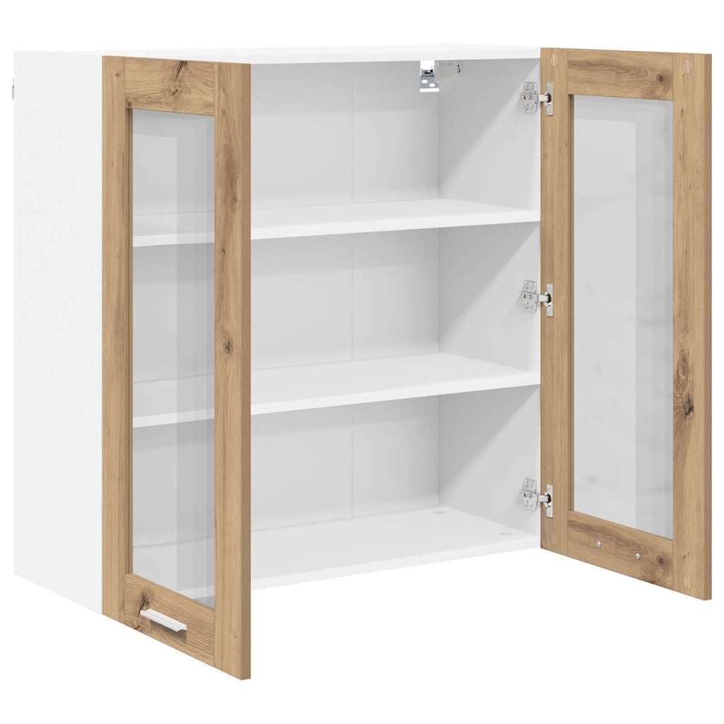 vidaXL Hanging Cabinet Artisan Oak 80 x 31 x 80 cm Engineered Wood