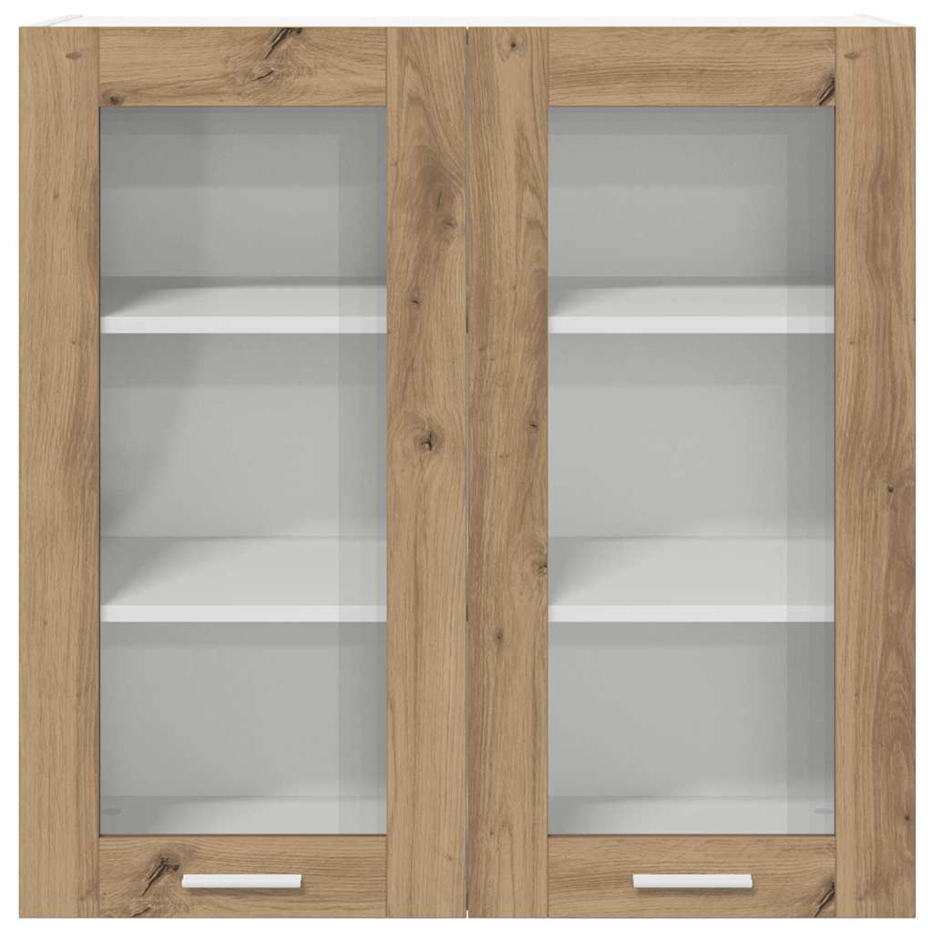 vidaXL Hanging Cabinet Artisan Oak 80 x 31 x 80 cm Engineered Wood
