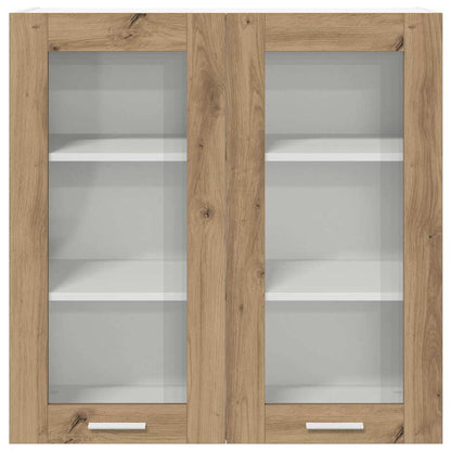 vidaXL Hanging Cabinet Artisan Oak 80 x 31 x 80 cm Engineered Wood