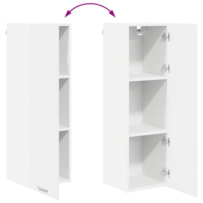 vidaXL Hanging Cabinet White 30 x 31 x 100 cm Engineered Wood