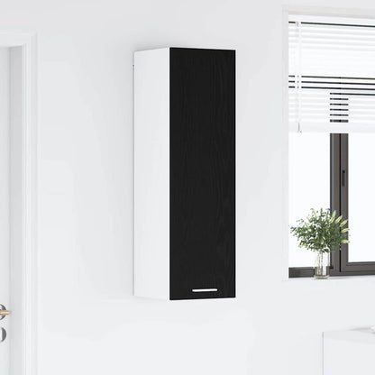 vidaXL Hanging Cabinet Black Oak 30 x 31 x 100 cm Engineered Wood