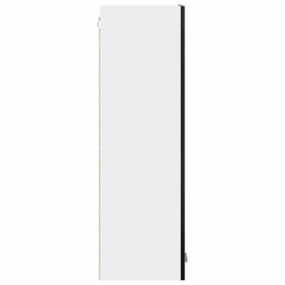 vidaXL Hanging Cabinet Black Oak 30 x 31 x 100 cm Engineered Wood