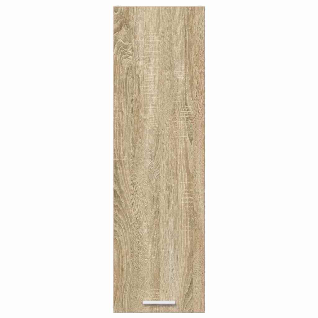 vidaXL Hanging Cabinet Sonoma Oak 30 x 31 x 100 cm Engineered Wood