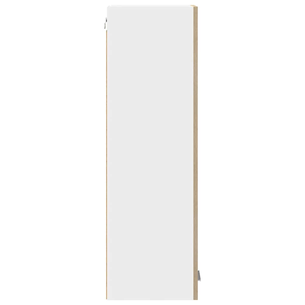 vidaXL Hanging Cabinet Sonoma Oak 30 x 31 x 100 cm Engineered Wood