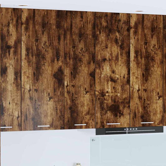 vidaXL Hanging Cabinet Smoked Oak 30 x 31 x 100 cm Engineered Wood