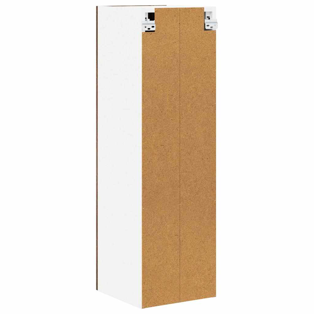 vidaXL Hanging Cabinet Smoked Oak 30 x 31 x 100 cm Engineered Wood