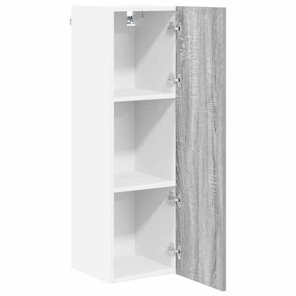 vidaXL Hanging Cabinet Grey Sonoma 30 x 31 x 100 cm Engineered Wood