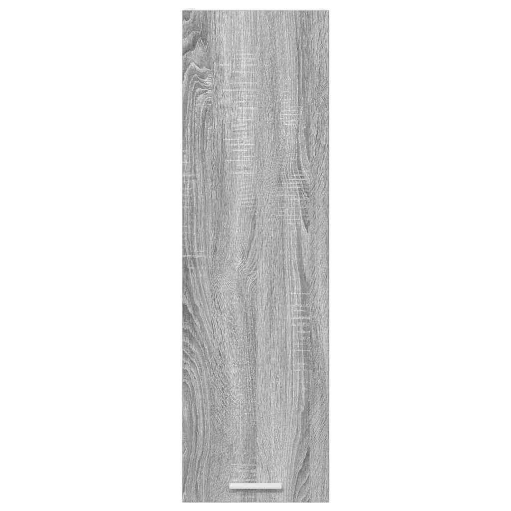 vidaXL Hanging Cabinet Grey Sonoma 30 x 31 x 100 cm Engineered Wood