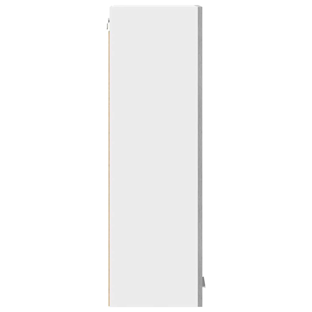 vidaXL Hanging Cabinet Grey Sonoma 30 x 31 x 100 cm Engineered Wood