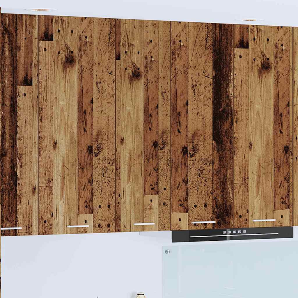 vidaXL Hanging Cabinet Old Wood 30 x 31 x 100 cm Engineered Wood