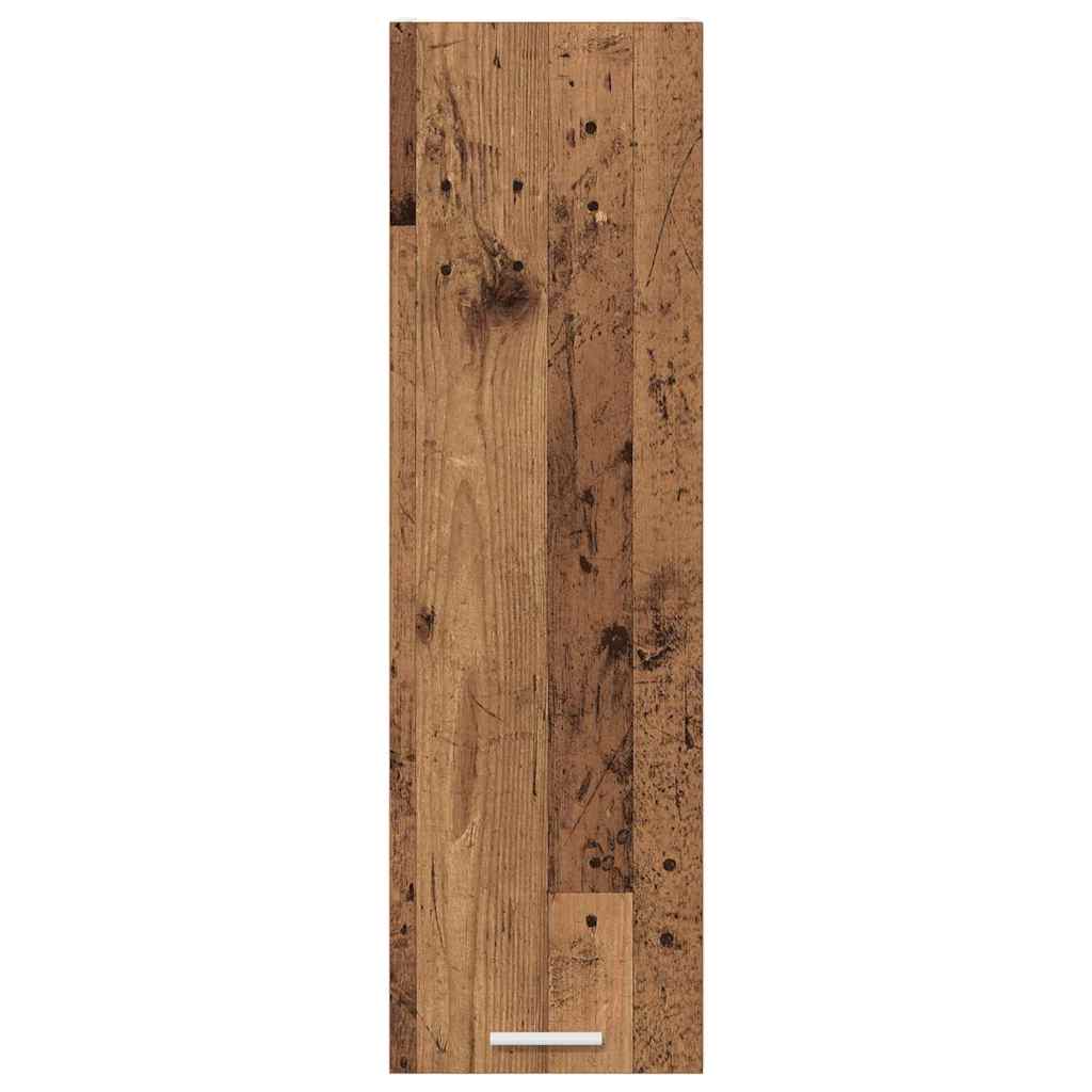 vidaXL Hanging Cabinet Old Wood 30 x 31 x 100 cm Engineered Wood