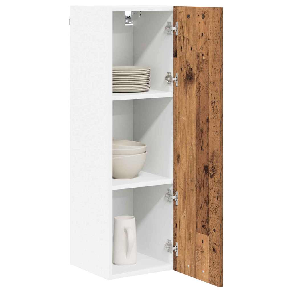 vidaXL Hanging Cabinet Old Wood 30 x 31 x 100 cm Engineered Wood