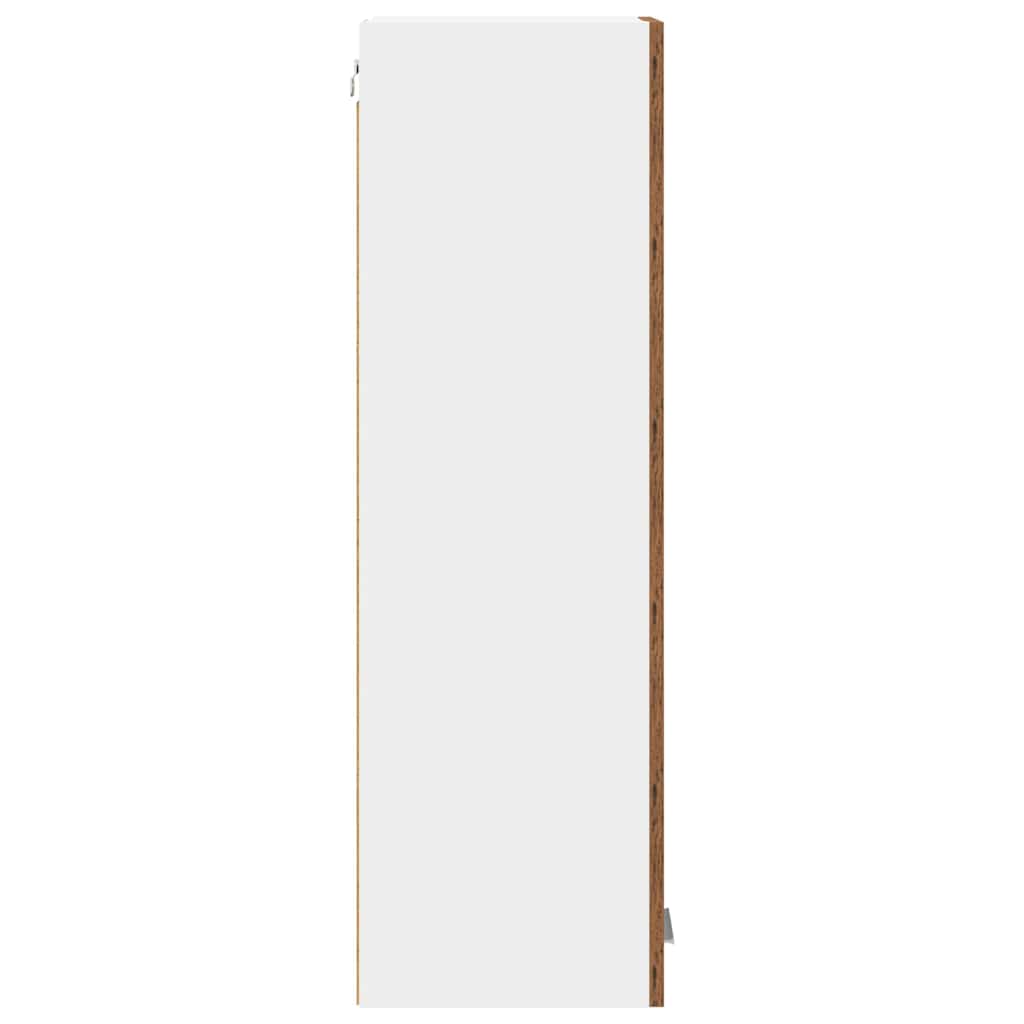 vidaXL Hanging Cabinet Old Wood 30 x 31 x 100 cm Engineered Wood
