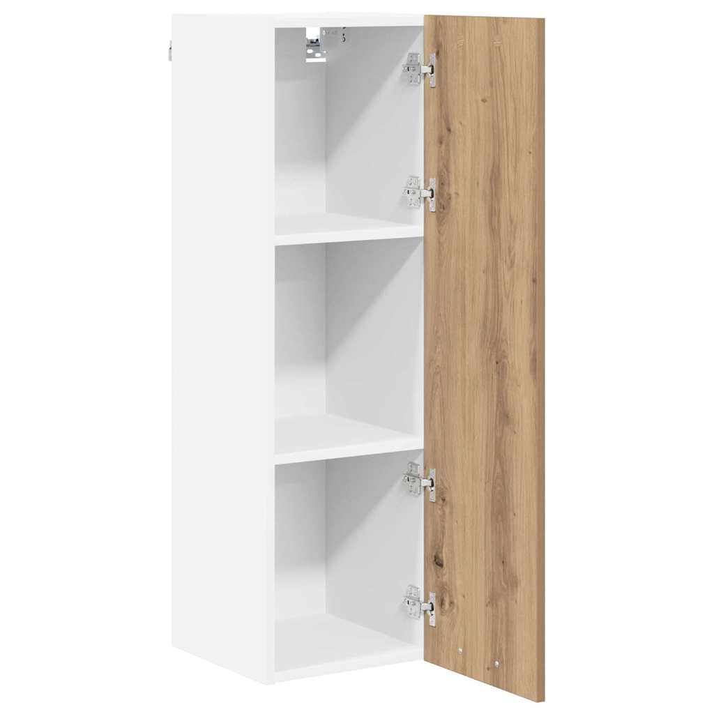 vidaXL Hanging Cabinet Artisan Oak 30 x 31 x 100 cm Engineered Wood