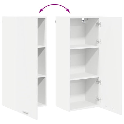 vidaXL Hanging Cabinet White 40 x 31 x 100 cm Engineered Wood