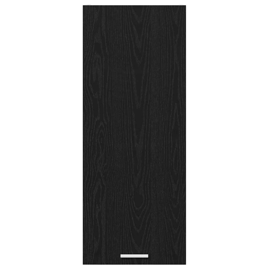 vidaXL Hanging Cabinet Black Oak 40 x 31 x 100 cm Engineered Wood