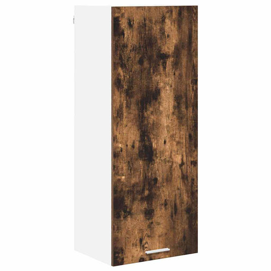 vidaXL Hanging Cabinet Smoked Oak 40 x 31 x 100 cm Engineered Wood