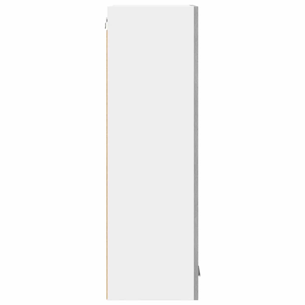 vidaXL Hanging Cabinet with Storage Riga Grey Sonoma 40 x 31 x 100 cm