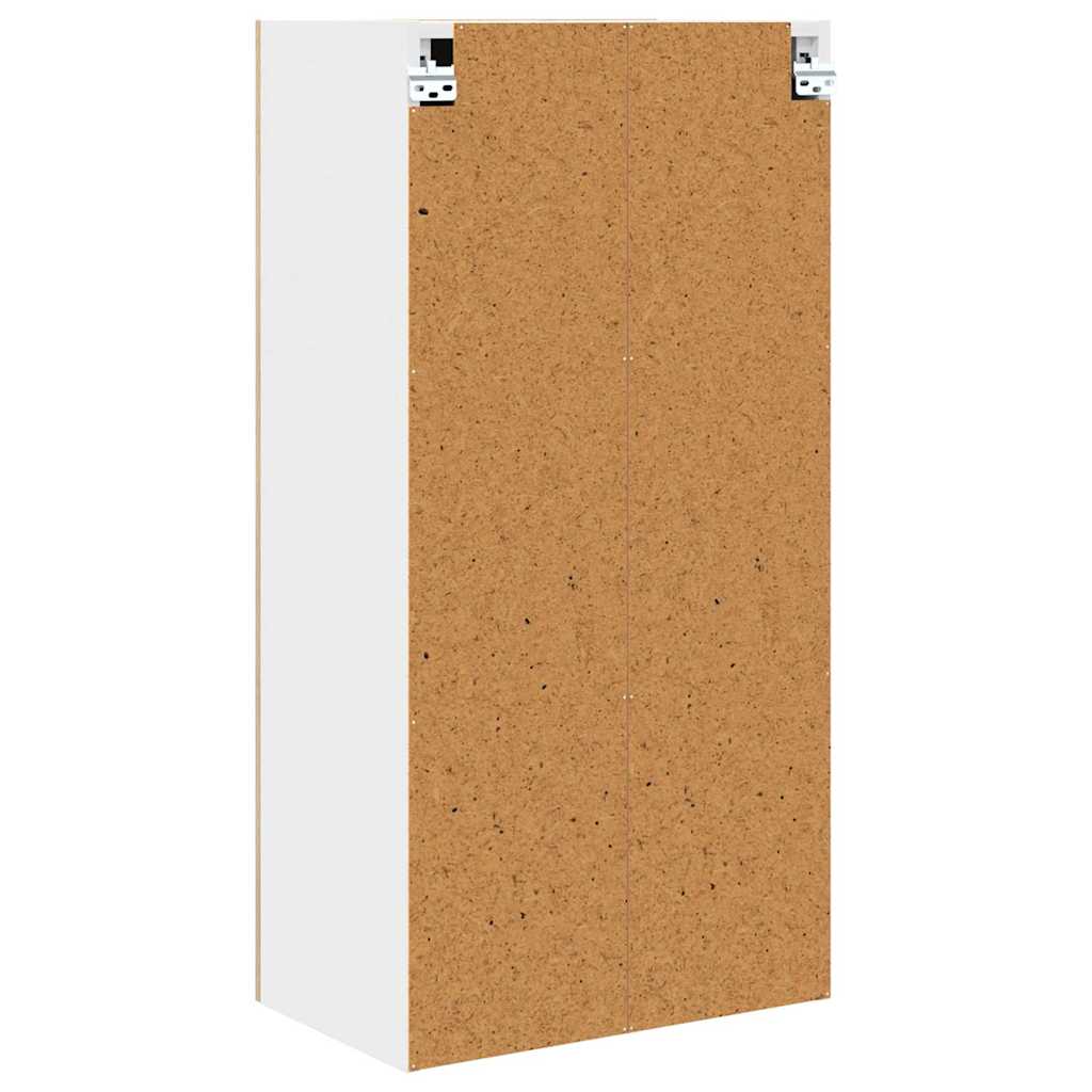 vidaXL Hanging Cabinet Sonoma Oak and White 50 x 31 x 100 cm