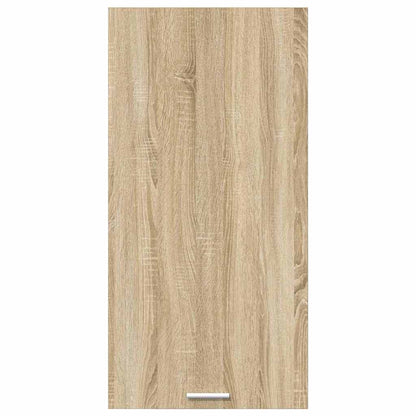vidaXL Hanging Cabinet Sonoma Oak and White 50 x 31 x 100 cm