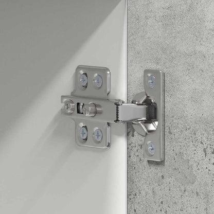 vidaXL Hanging Cabinet Concrete Grey and White 50 x 31 x 100 cm