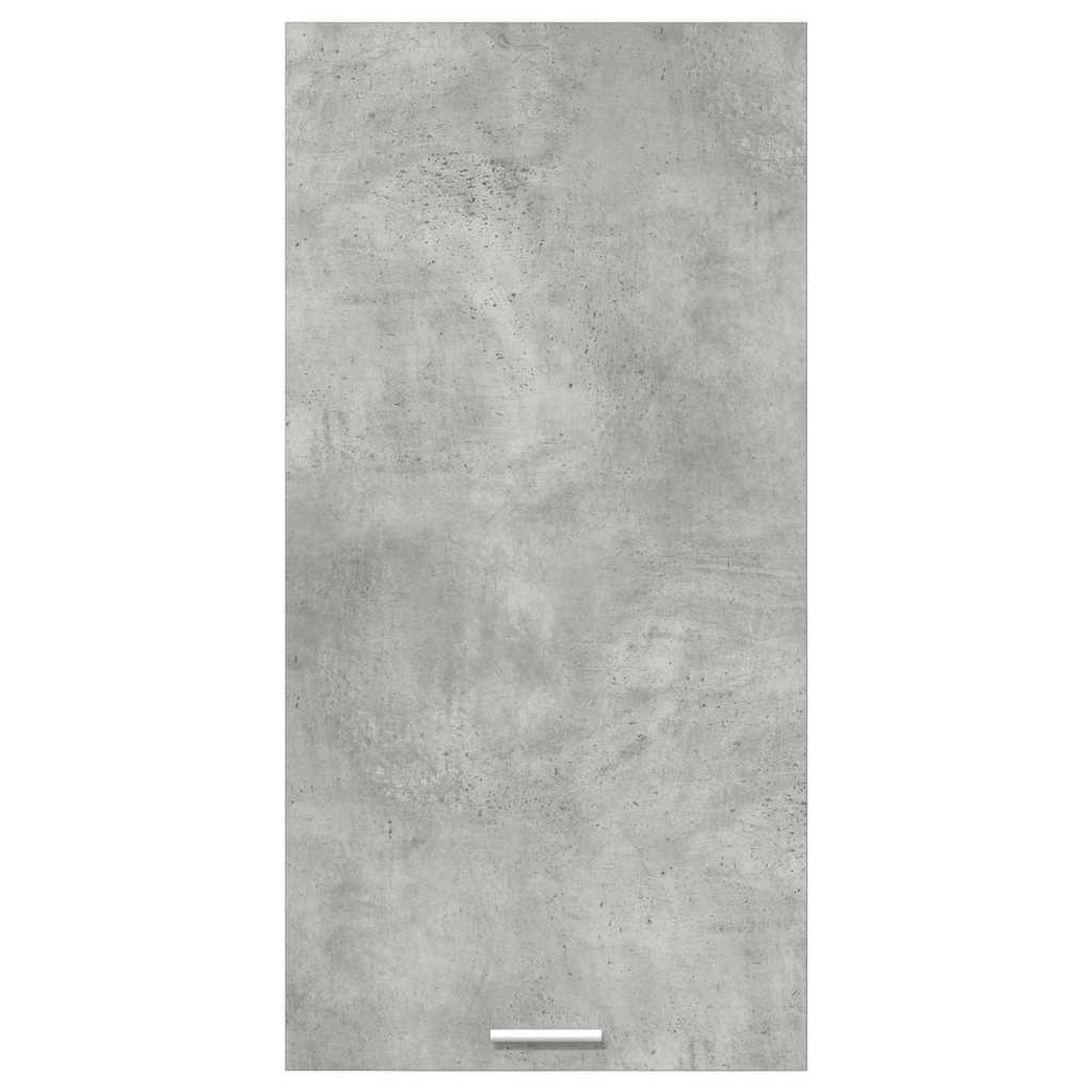 vidaXL Hanging Cabinet Concrete Grey and White 50 x 31 x 100 cm