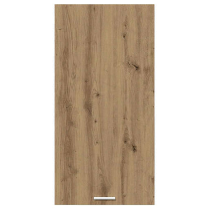 vidaXL Hanging Cabinet Artisan Oak and White 50 x 31 x 100 cm