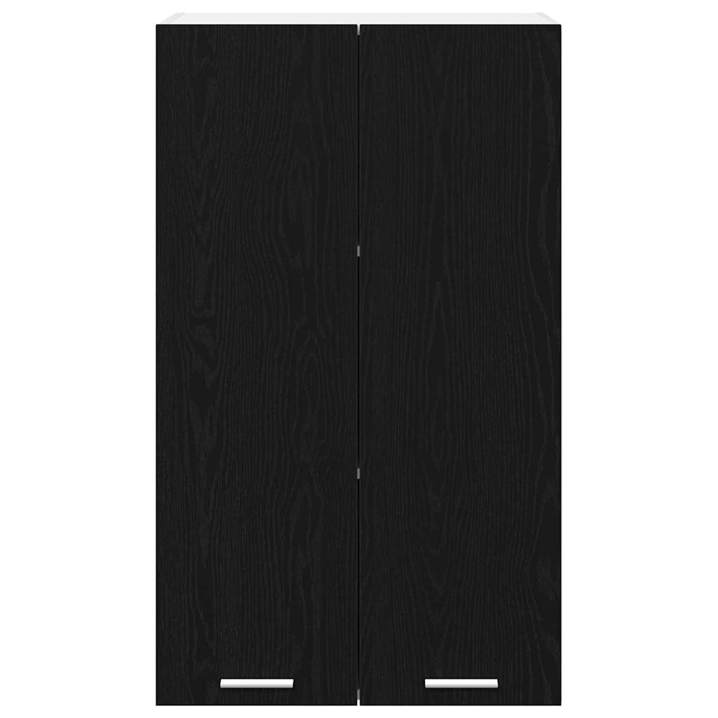 vidaXL Hanging Cabinet Black Oak 60 x 31 x 100 cm Engineered Wood