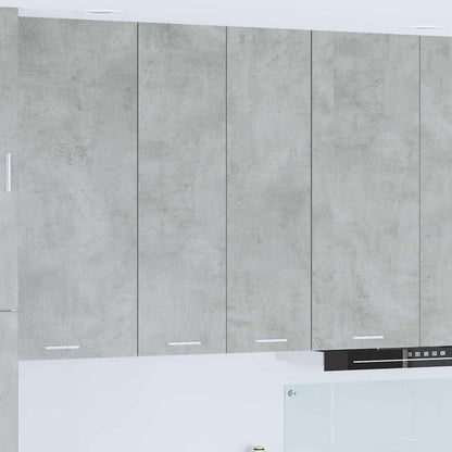 vidaXL Hanging Cabinet Concrete Grey 60 x 31 x 100 cm Engineered Wood