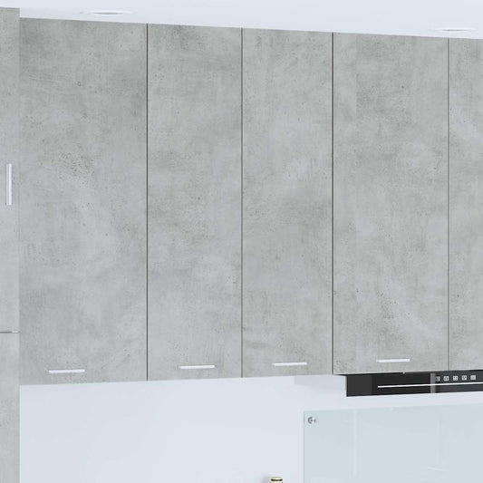 vidaXL Hanging Cabinet Concrete Grey 60 x 31 x 100 cm Engineered Wood