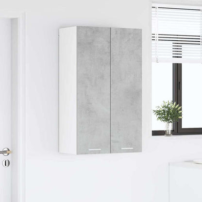 vidaXL Hanging Cabinet Concrete Grey 60 x 31 x 100 cm Engineered Wood