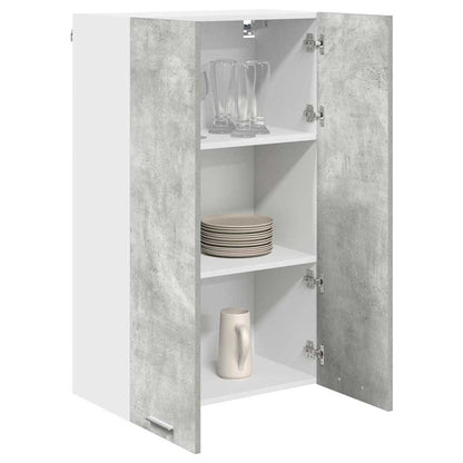 vidaXL Hanging Cabinet Concrete Grey 60 x 31 x 100 cm Engineered Wood