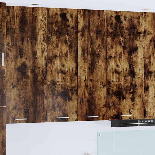 vidaXL Hanging Cabinet Smoked Oak 60 x 31 x 100 cm Engineered Wood