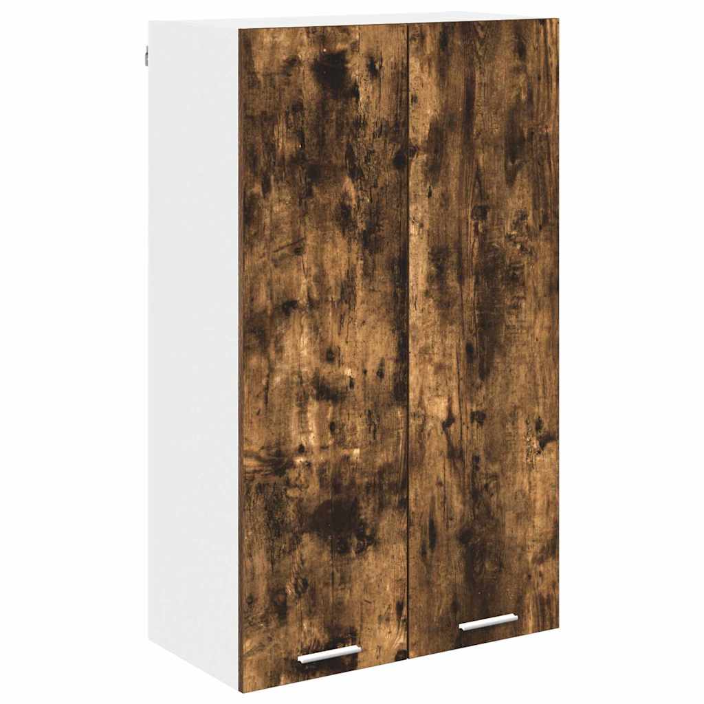 vidaXL Hanging Cabinet Smoked Oak 60 x 31 x 100 cm Engineered Wood