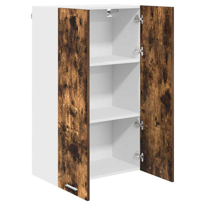 vidaXL Hanging Cabinet Smoked Oak 60 x 31 x 100 cm Engineered Wood
