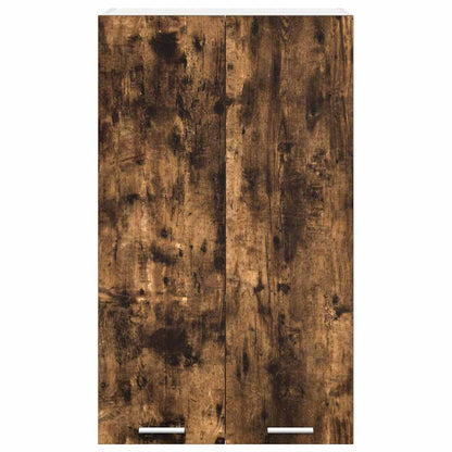 vidaXL Hanging Cabinet Smoked Oak 60 x 31 x 100 cm Engineered Wood