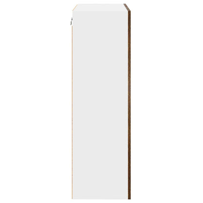 vidaXL Hanging Cabinet Smoked Oak 60 x 31 x 100 cm Engineered Wood
