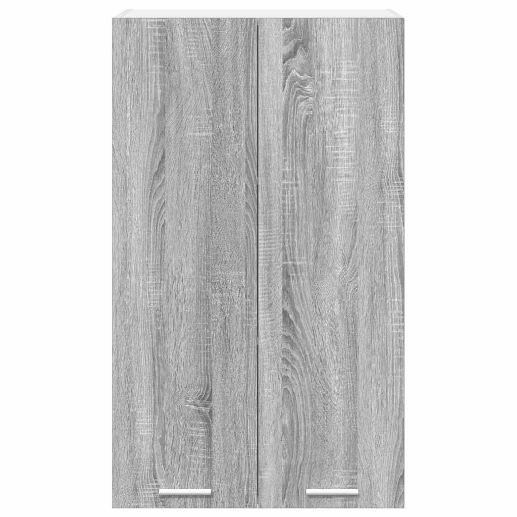 vidaXL Hanging Cabinet Grey Sonoma 60 x 31 x 100 cm Engineered Wood