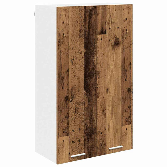 vidaXL Hanging Cabinet Old Wood 60 x 31 x 100 cm Engineered Wood