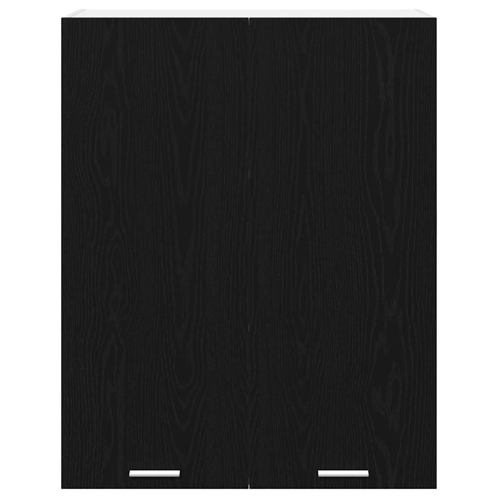 vidaXL Hanging Cabinet Black Oak 80 x 31 x 100 cm Engineered Wood