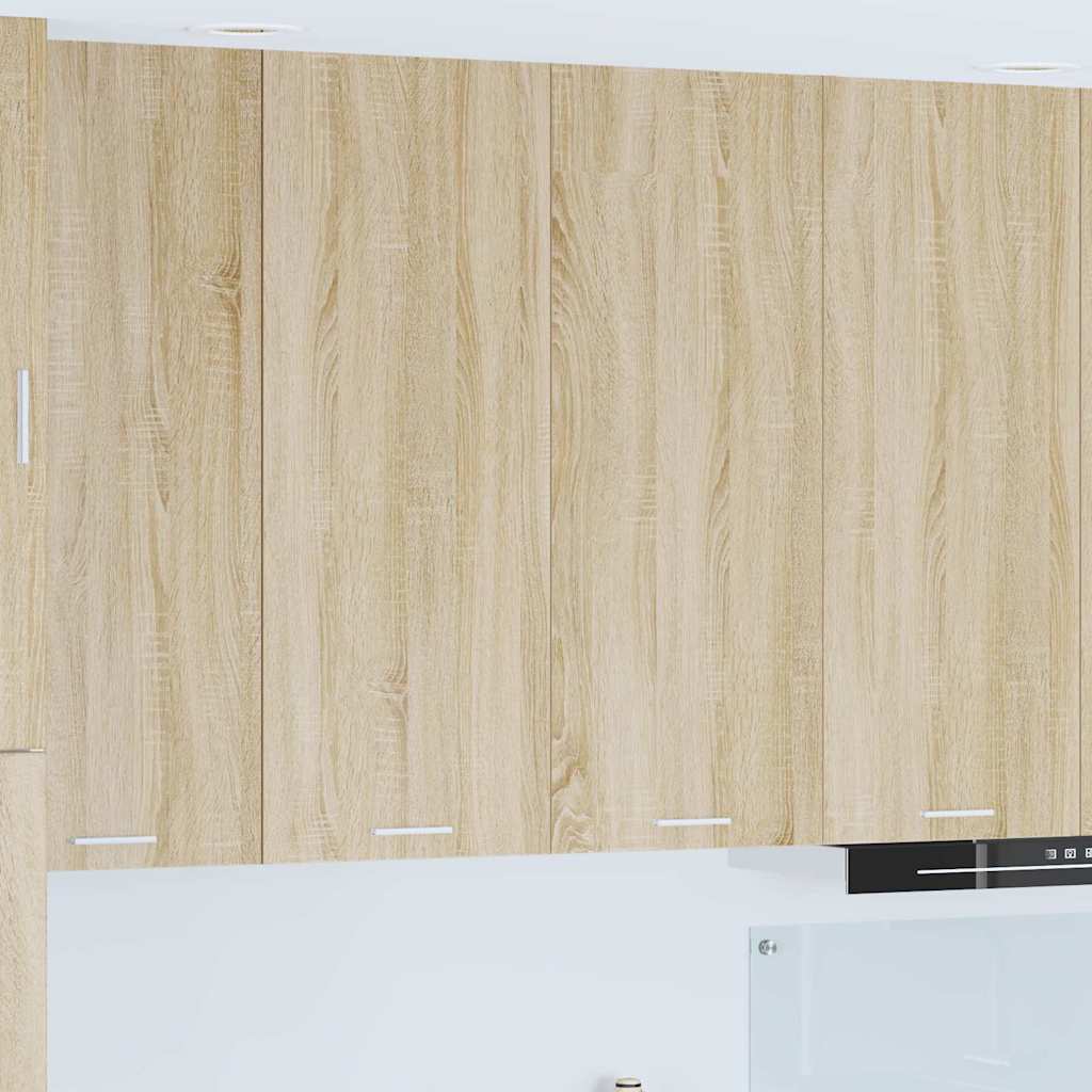 vidaXL Hanging Cabinet Sonoma Oak 80 x 31 x 100 cm Engineered Wood
